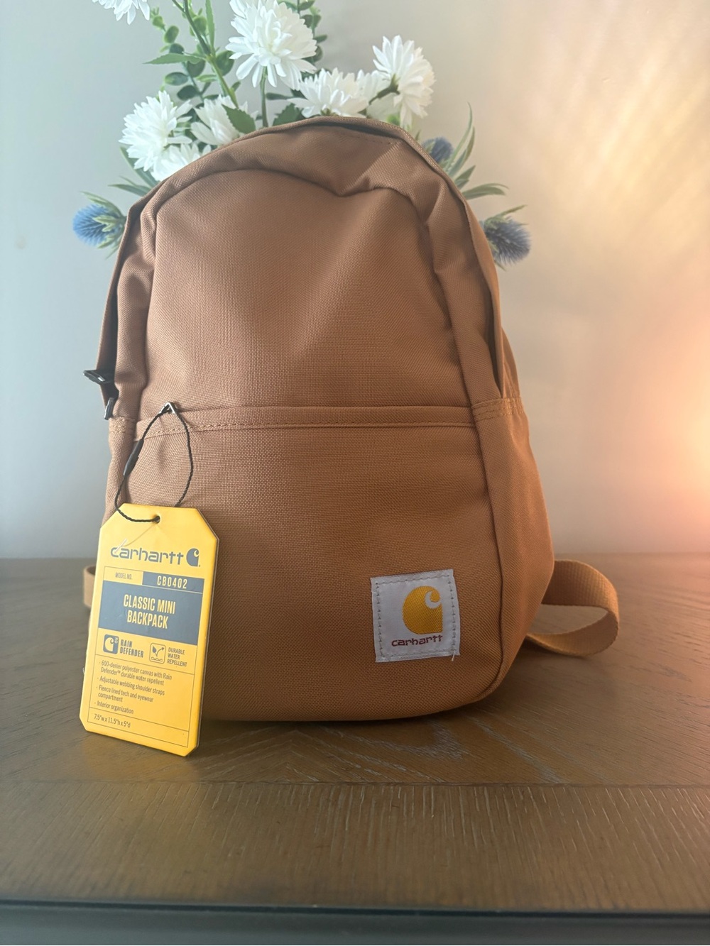Carhartt Mini Backpack in Carhartt Brown